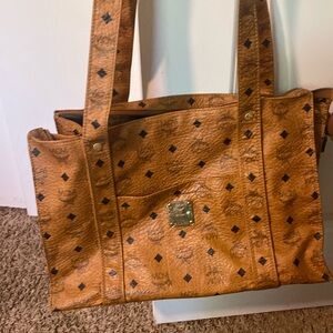 Beautiful MCM tote bag EUC straps and inside perfect large bag